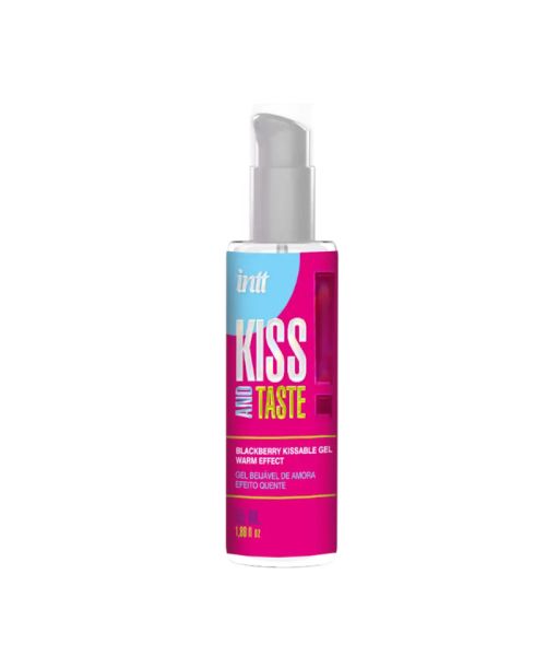 Гель для прелюдій - Intt Kiss and Taste! Blackberry Kissable Gel Warm Effect, 55 мл