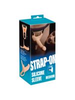 Чоловічий страпон - Strap-On Silicone Sleeve Medium