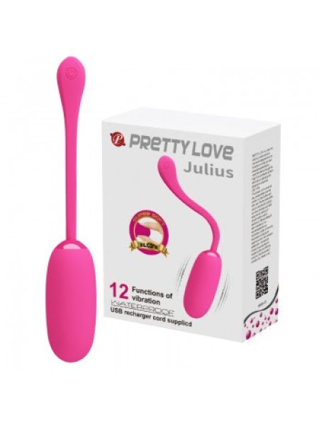 Віброяйце - Pretty Love Julius Vibrating Egg Pink