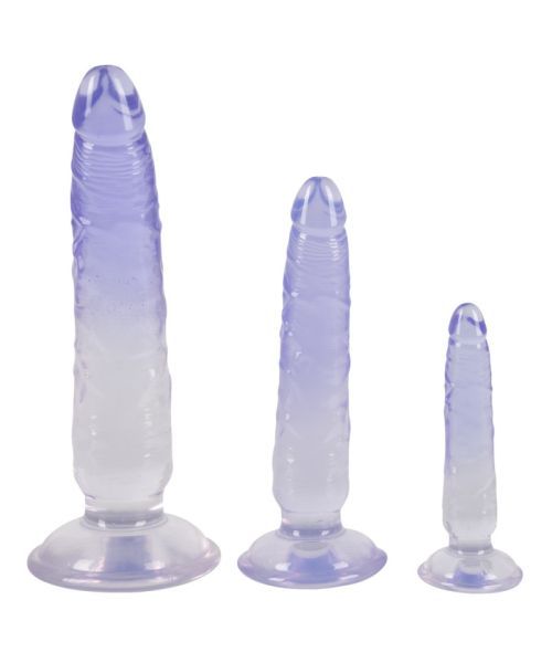 Набір анальних фалоімітаторів - Crystal Clear Anal Training Dildo Set