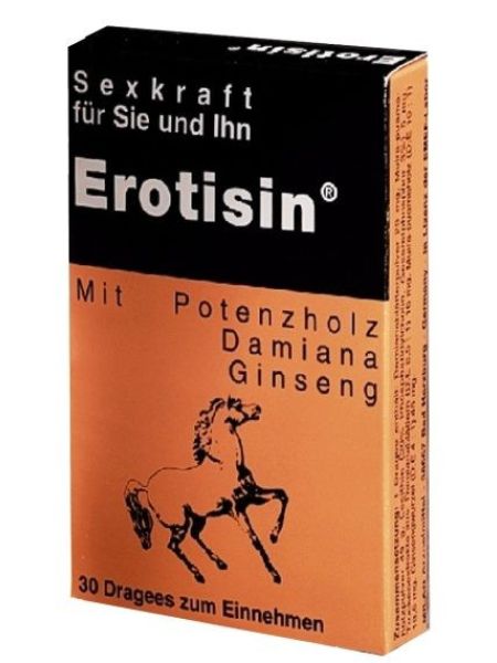 Таблетки - Erotisin, 30 таб. (08.2026)