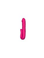 Вібратор - Realistic Tongue Stimulating Dildo Vibrator