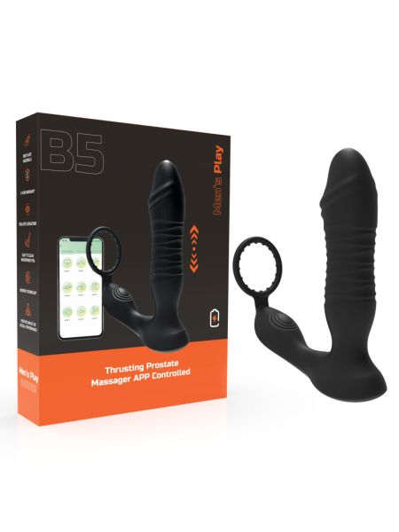 Масажер простати - Erospace Men’s Play Thrusting Prostate Massager APP Controlled B5