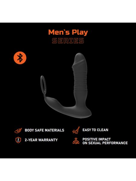 Масажер простати - Erospace Men’s Play Thrusting Prostate Massager APP Controlled B5
