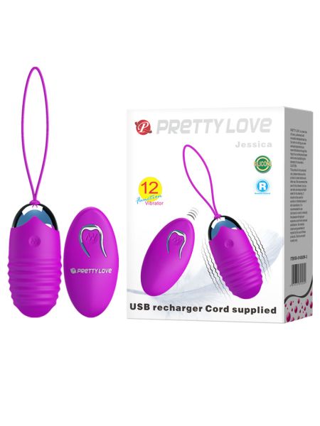 Віброяйце - Pretty Love Jessica Vibrating Egg Purple