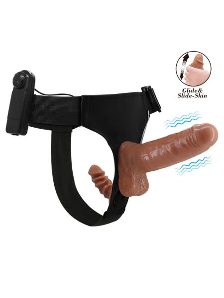 Страпон - Ultra Vibrating Dual Penis Strap On 6.2"