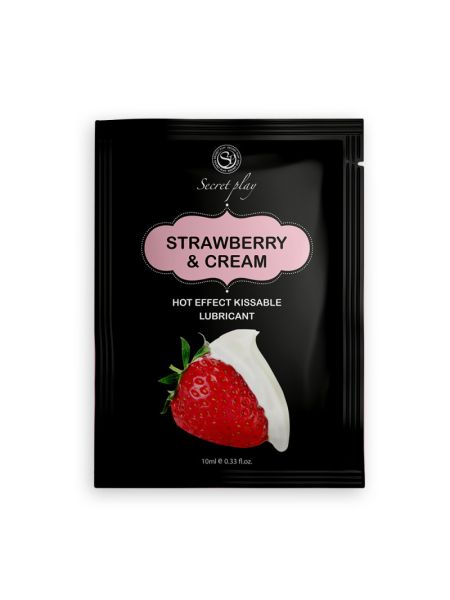 Лубрикант - Secret Play Strawberry & Cream, 10 мл