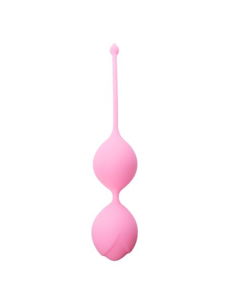 Вагінальні кульки - Silicone Kegel Balls Pink, 36 мм, 90 г