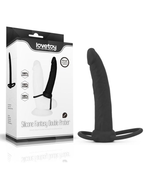 Насадка для подвійного проникнення - Anal Indulgence Collection Silicone Fantasy Double Prober