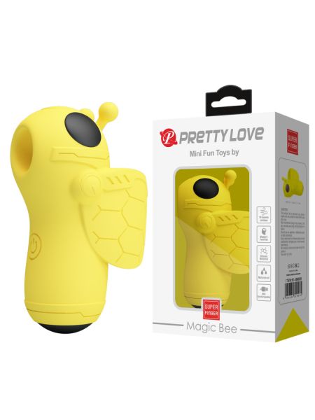 Вакуумний вібростимулятор - Pretty Love Magic Bee Stimulator Yellow