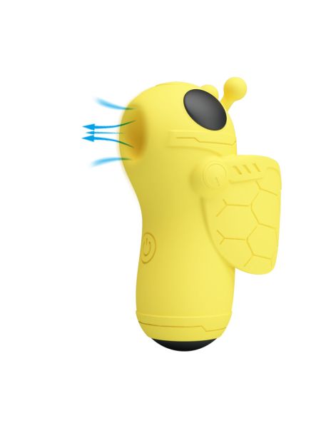Вакуумний вібростимулятор - Pretty Love Magic Bee Stimulator Yellow