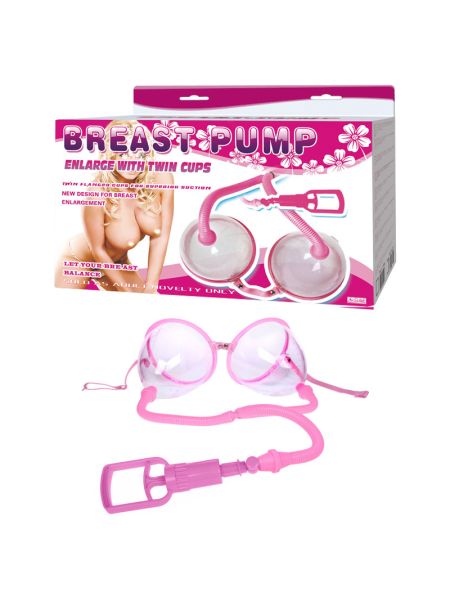Вакуумна помпа для грудей - Breast Pump Enlarge With Twin Cups