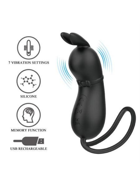 Вібростимулятор - Pretty Love Rosalie Vibro Stimulator Black