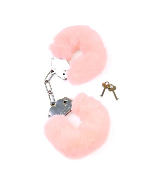 Наручники - Fetish Boss Series Furry Cuffs Light Pink