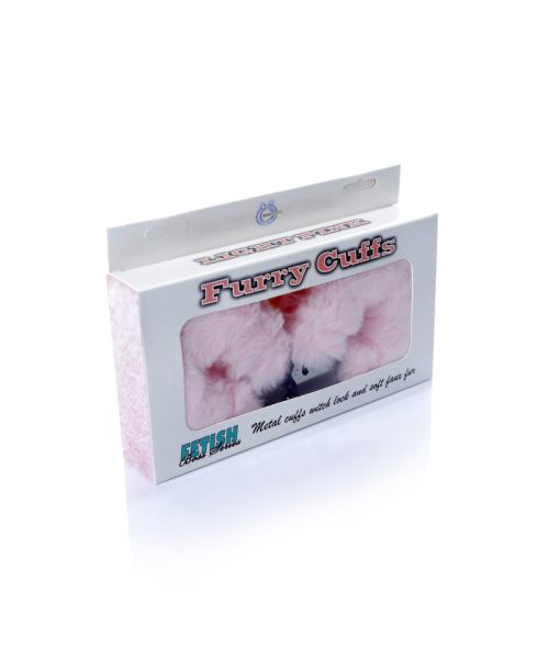 Наручники - Fetish Boss Series Furry Cuffs Light Pink