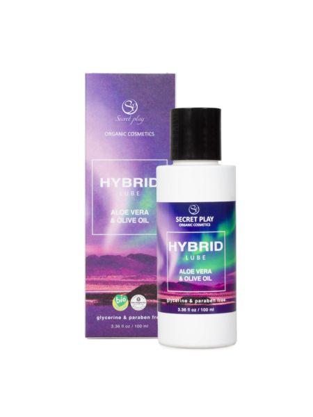 Лубрикант - Secret Play Hybrid Aloe Vera & Olive Oil, 100 мл (09.2026)