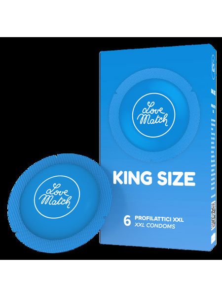 Презервативи - King Size, 6 шт.