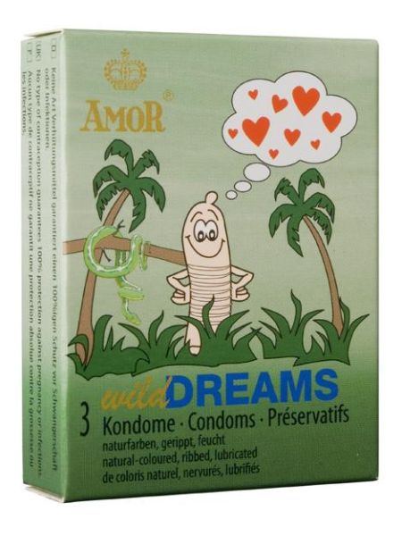 Презервативи - Amor Wild Dreams, 3 шт.