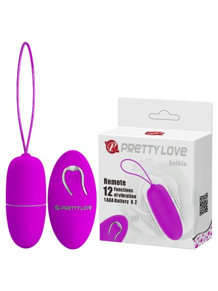 Віброяйце - Pretty Love Selkie Vibrating Egg Purple