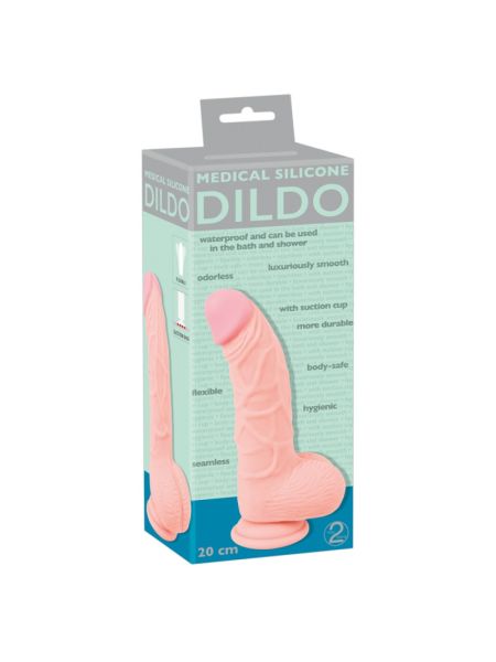 Фалоімітатор - Medical Silicone Dildo, 20 см