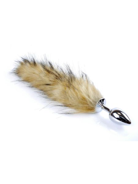Анальна пробка - Fox Tail Brown XL