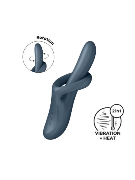 Вібратор - Satisfyer Heat Flex 4 Grey