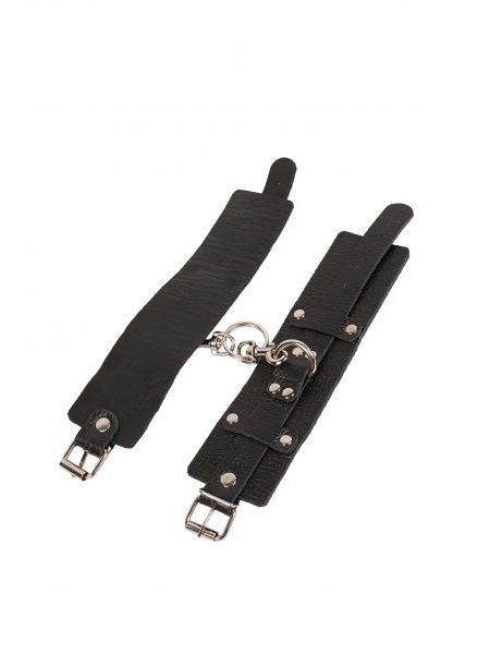 Наручники Leather Dominant Hand Cuffs Black