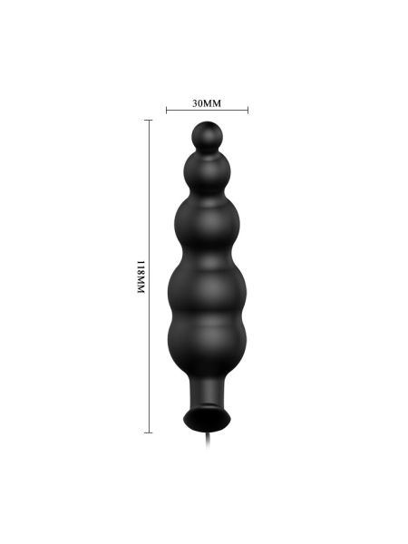 Анальна пробка - Pretty Love Special Anal Stimulation Butt Plug Black