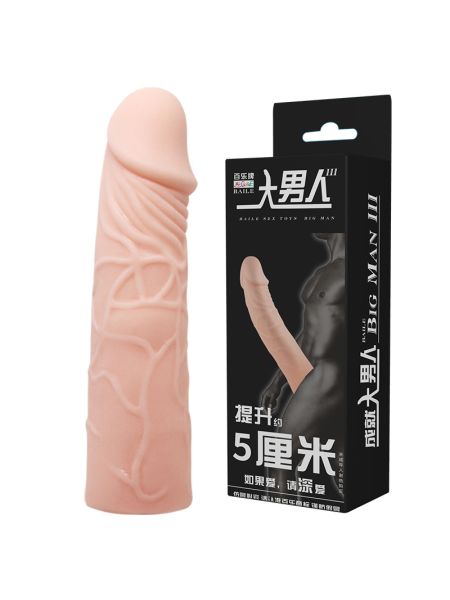 Насадка на член - Penis Sleeve Flesh, 5 см