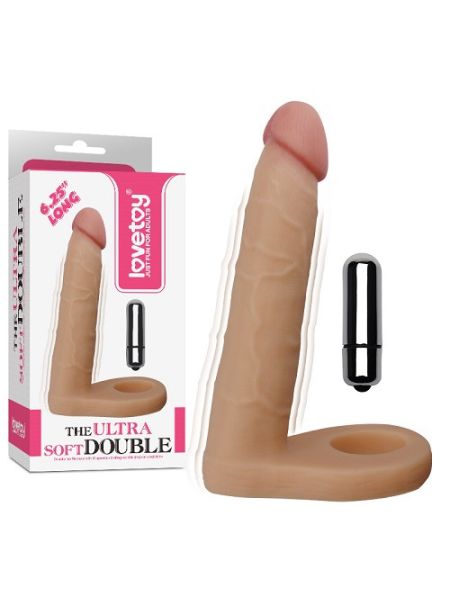 Насадка для подвійного проникнення - The Ultra Soft Double Vibrating 6.25 "