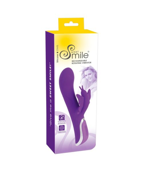 Вібратор - Sweet Smile Rechargeable Rotating Vibrator