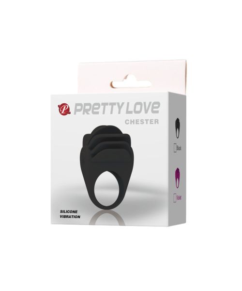 Ерекційне кільце - Pretty Love Chester Penis Ring Black