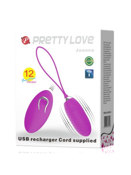 Віброяйце - Pretty Love Joannna Vibrating Egg Purple