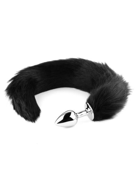 Анальна пробка - Fox Tail Black, XL