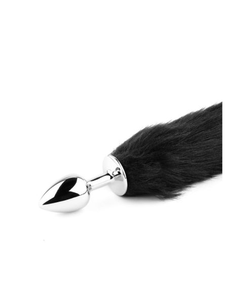 Анальна пробка - Fox Tail Black, XL