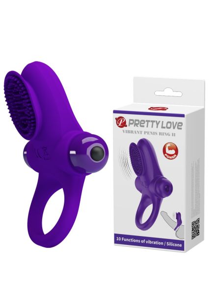 Ерекційне кільце - Pretty Love Vibrant Penis Ring II Purple