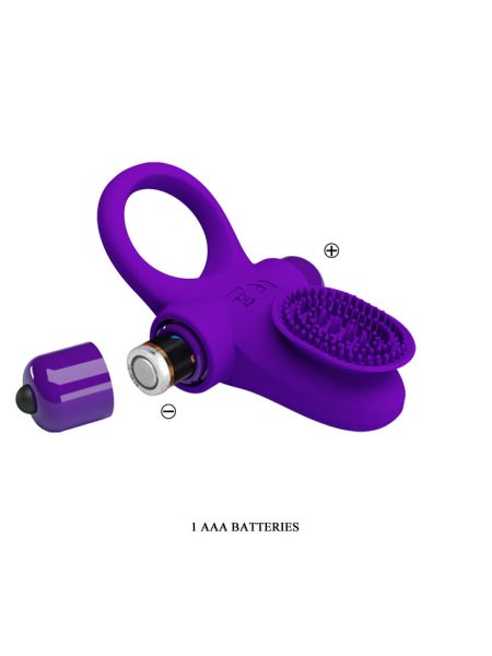 Ерекційне кільце - Pretty Love Vibrant Penis Ring II Purple