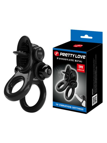 Ерекційне кільце - Pretty Love Passionate Ring Black