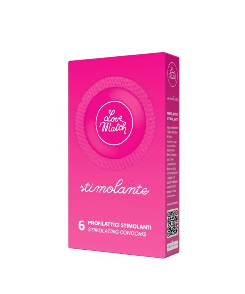 Презервативи - Stimolante (Ribs & Dots), 6 шт.