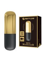 Вібратор - Pretty Love Mini Massager Bullet Black Gold