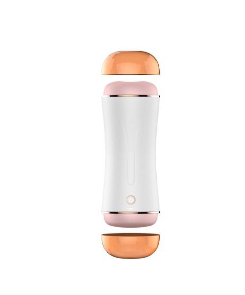 Мастурбатор - FoxShow Vibrating Vagina And Mouth Masturbation Cup
