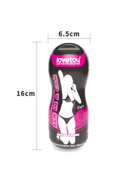 Мастурбатор - Sex In A Can Vagina Lotus Tunnel Vibrating
