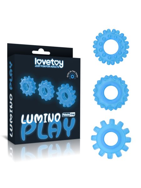 Набір ерекційних кілець - Lumino Play Penis Ring