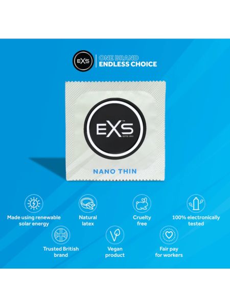 Презервативи - EXS Nano Thin, 12 шт.
