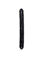 Двосторонній фалоімітатор - Flexible Double Dong Black