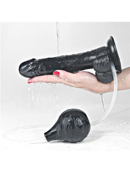 Фалоімітатор - Squirt Extreme Dildo 9" Black