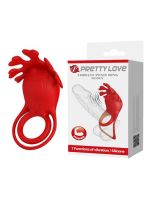 Ерекційне кільце - Pretty Love Vibrant Penis Ring Ruben Red