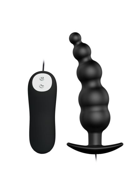 Анальна пробка - Pretty Love Special Anal Stimulation Vibrating Butt Plug Black