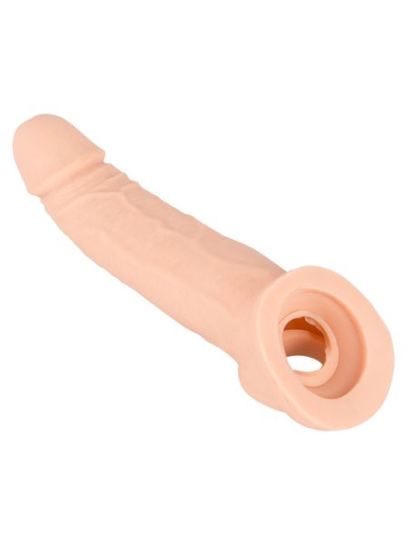 Подовжуюча насадка - Nature Skin Penis Sleeve With Extension