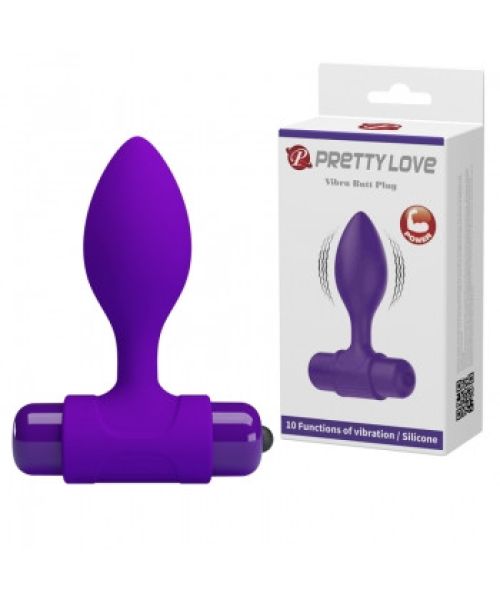 Анальна пробка - Pretty Love Vibra Butt Plug Purple